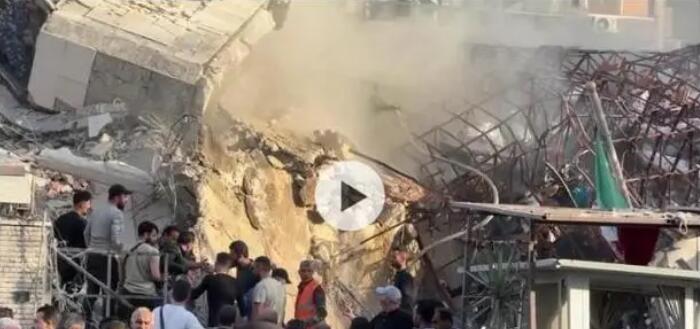 美俄回應(yīng)伊朗駐敘利亞使館建筑遭襲