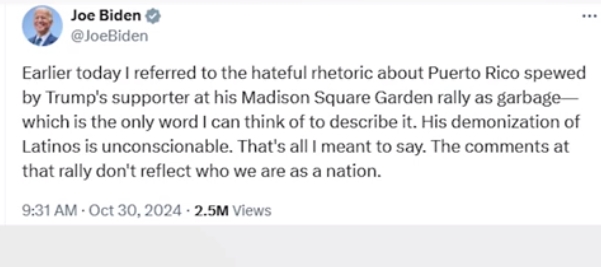 特朗普開垃圾車回應拜登垃圾言論