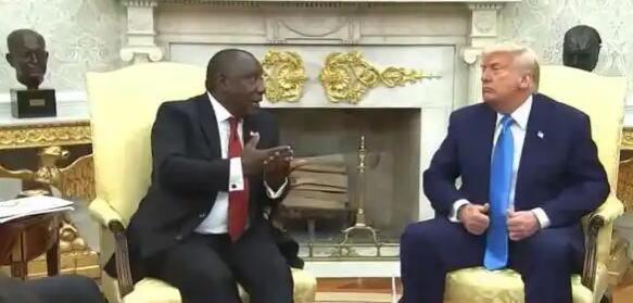 特朗普會見南非總統(tǒng)時起爭執(zhí)